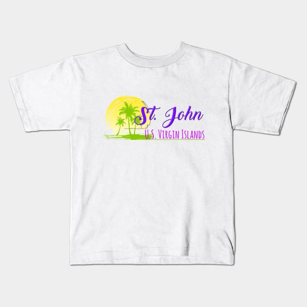 Life's a Beach: St. John, U.S. Virgin Islands Kids T-Shirt by Naves